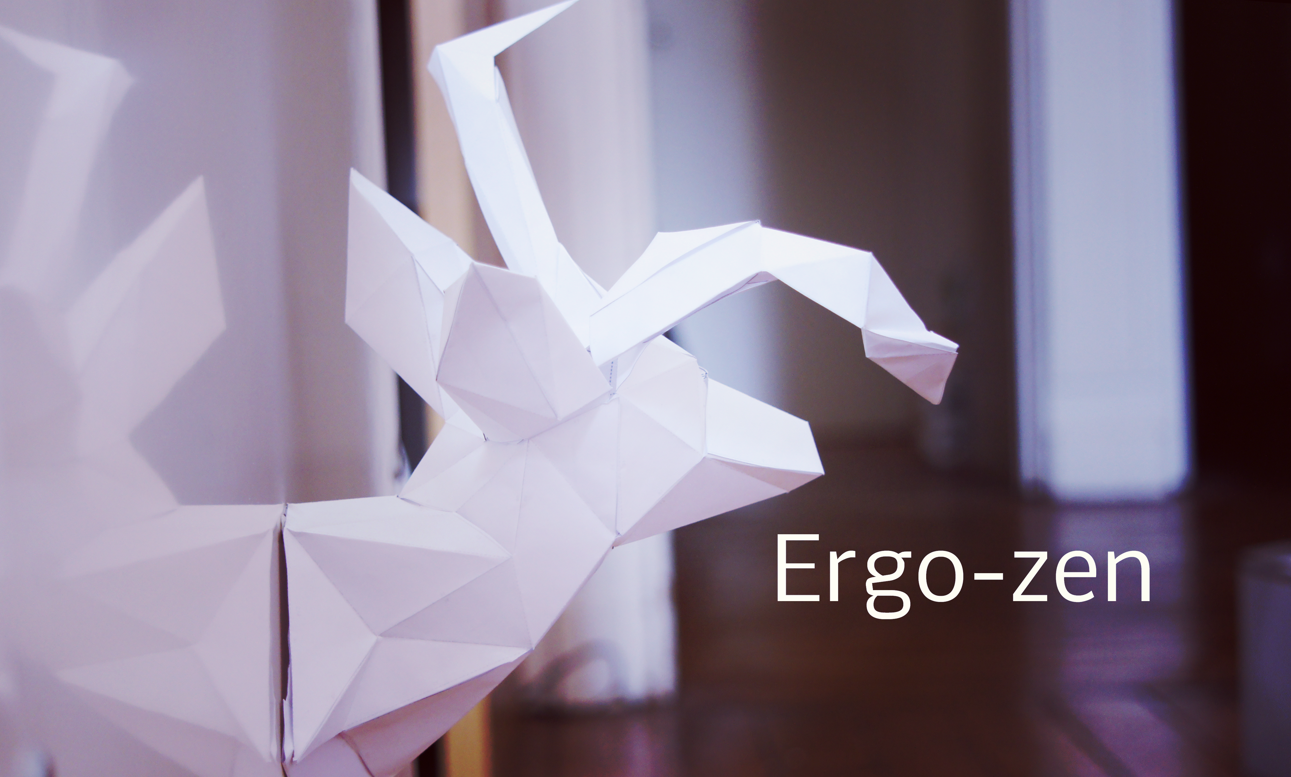 Cerf papercraft ergo-zen